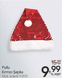 Pullu Kırmızı Şapka image