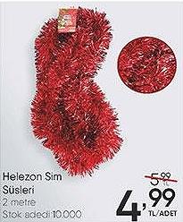 Helezon Sim Süsleri 2 metre image