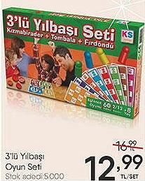 3'lü Yılbaşı Oyun Seti image