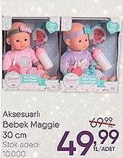 Aksesuarlı Bebek Maggie 30 cm image