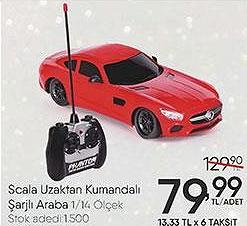 Scala Uzaktan Kumandalı Şarjlı Araba 1/14 Ölçek image