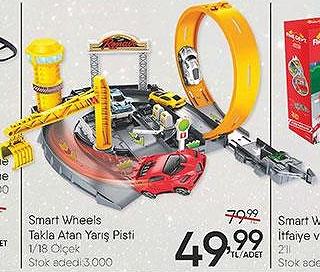Smart Wheels Takla Atan Yarış Pisti 1/18 Ölçek image