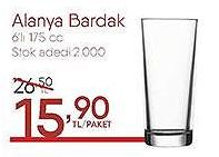Paşabahçe Alanya Bardak 6'lı 175 cc image