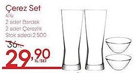 Paşabahçe Çerez Set 4'lü image