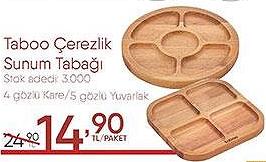Taboo Çerezlik Sunum Tabağı image