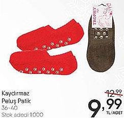 Kaydırmaz Peluş Patik image
