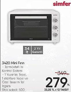Simfer 3420 Mini Fırın image