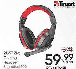 Trust 21953 Ziva Gaming Headset image