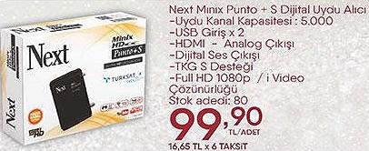 Next Minix Punto + S Dijital Uydu Alıcı image