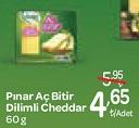 Pınar Aç Bitir Dilimli Cheddar 60 g image