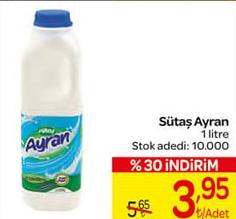 Sütaş Ayran 1 litre image