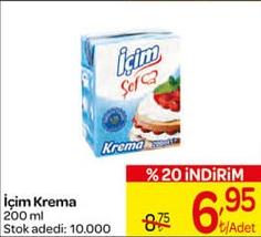 İçim Krema 200 ml image