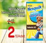 Nestle Nesquik Laktozsuz & Şeker İlavesiz Kakaolu Süt 180 ml image