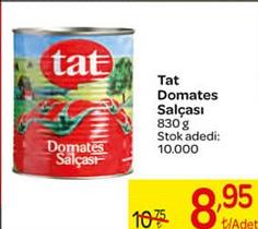 Tat Domates Salçası 830 g image