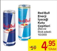 Red Bull Enerji İçeceği Kutu Çeşitleri 250 ml image