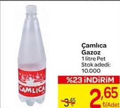 Çamlıca Gazoz 1 litre Pet image