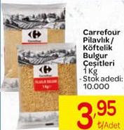 Carrefour Pilavlık / Köftelik Bulgur Çeşitleri 1 kg image