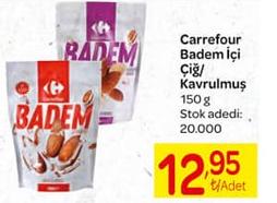 Carrefour Badem İçi Çiğ/Kavrulmuş 150 g image