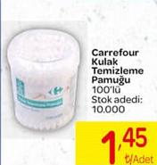 Carrefour Kulak Temizleme Pamuğu 100'lü image