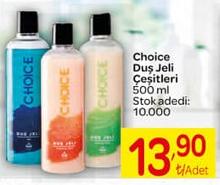 Choice Duş Jeli Çeşitleri 500 ml image