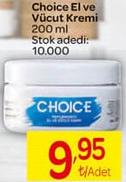 Choice El ve Vücut Kremi 200 ml image