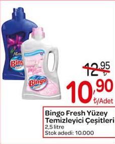 Bingo Fresh Yüzey Temizleyici Çeşitleri 2,5 litre image