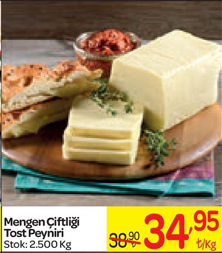 Mengen Çiftliği Tost Peyniri Kg image