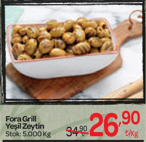 Fora Grill Yeşil Zeytin Kg image