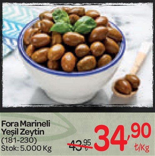 Fora Marineli Yeşil Zeytin (181-230) Kg image