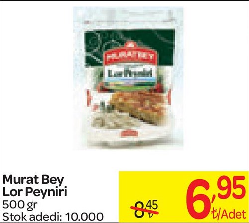 Murat Bey Lor Peyniri 500 gr image