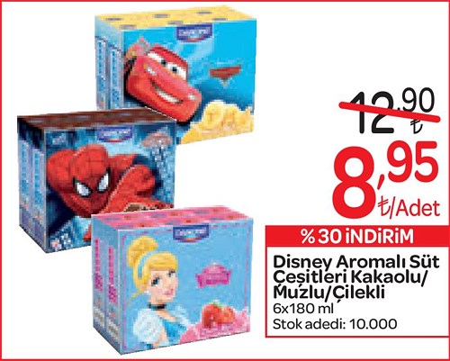 Disney Aromalı Süt Çeşitleri image