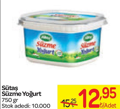 Sütaş Süzme Yoğurt 750 gr image