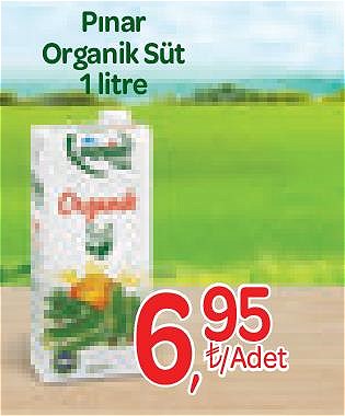 Pınar Organik Süt 1 litre image