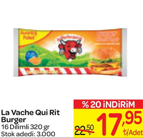 La Vache Qui Rit Burger 16 Dilimli 320 gr image