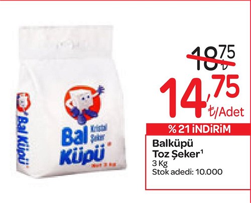 Balküpü Toz Şeker 3 kg image