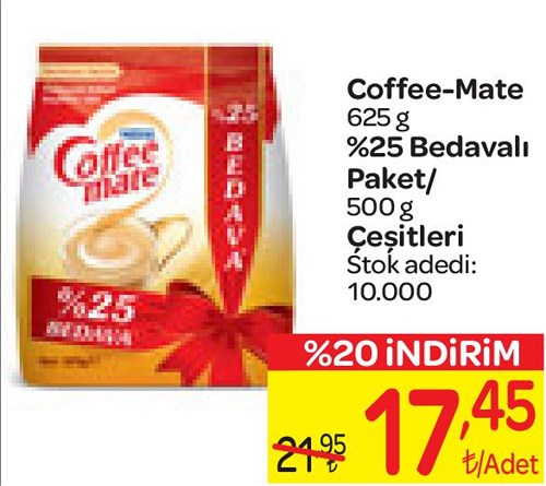 Coffee-Mate %25 Bedavalı Paket / 500 g Çeşitleri image