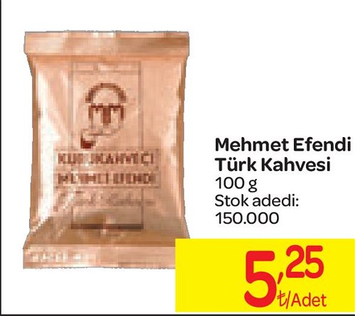 Mehmet Efendi Türk Kahvesi 100 g image