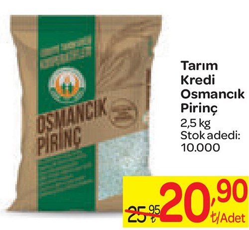 Tarım Kredi Osmancık Pirinç 2,5 kg image