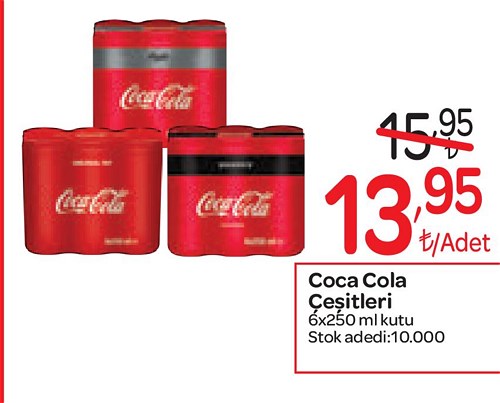 Coca Cola Çeşitleri 6x250 ml  image