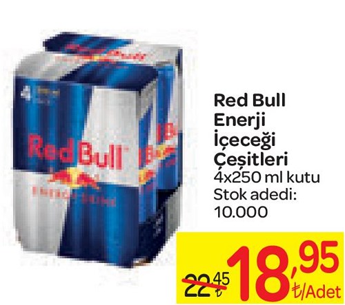 Red Bull Enerji İçeceği Çeşitleri 4x250 ml image