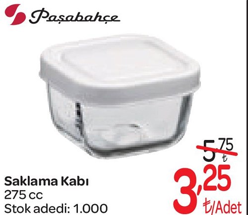 Paşabahçe Saklama Kabı 275 cc image