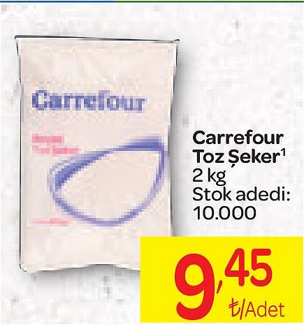 Carrefour Toz Şeker 2 Kg image