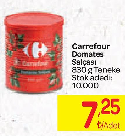 Carrefour Domates Salçası 830 g image