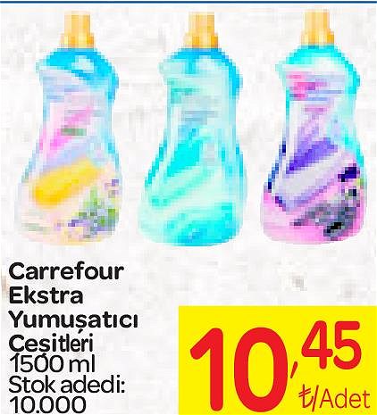 Carrefour Ekstra Yumuşatıcı Çeşitleri 1500 ml image