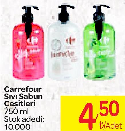 Carrefour Sıvı Sabun Çeşitleri 750 ml  image