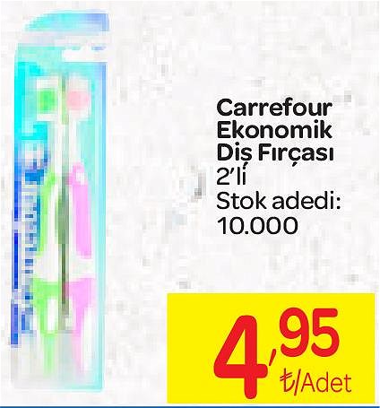 Carrefour Ekonomik Diş Fırçası 2'li image