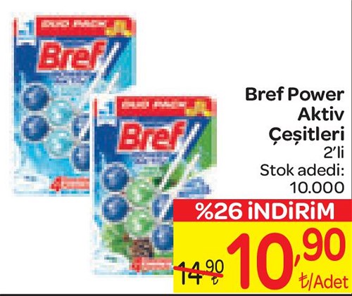 Bref Power Aktiv Çeşitleri 2'li  image