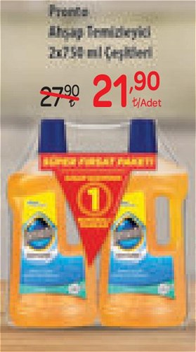 Pronto Ahşap Temizleyici 2x750 ml Çeşitleri  image