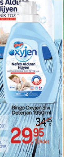 Bingo Oxyjen Sıvı Deterjan 1950 ml  image