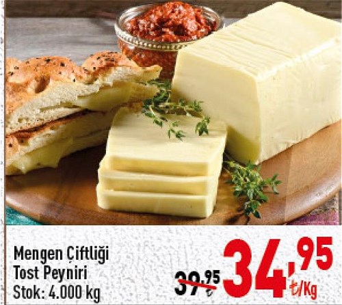 Mengen Çiftliği Tost Peyniri Kg image